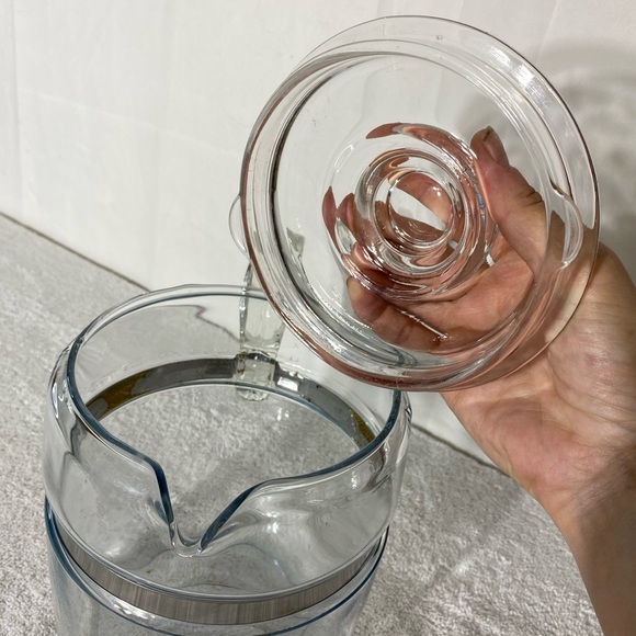 Vintage Pyrex Flameware Glass Coffee Percolator Stovetop Coffee Pot - Picture 10 of 14